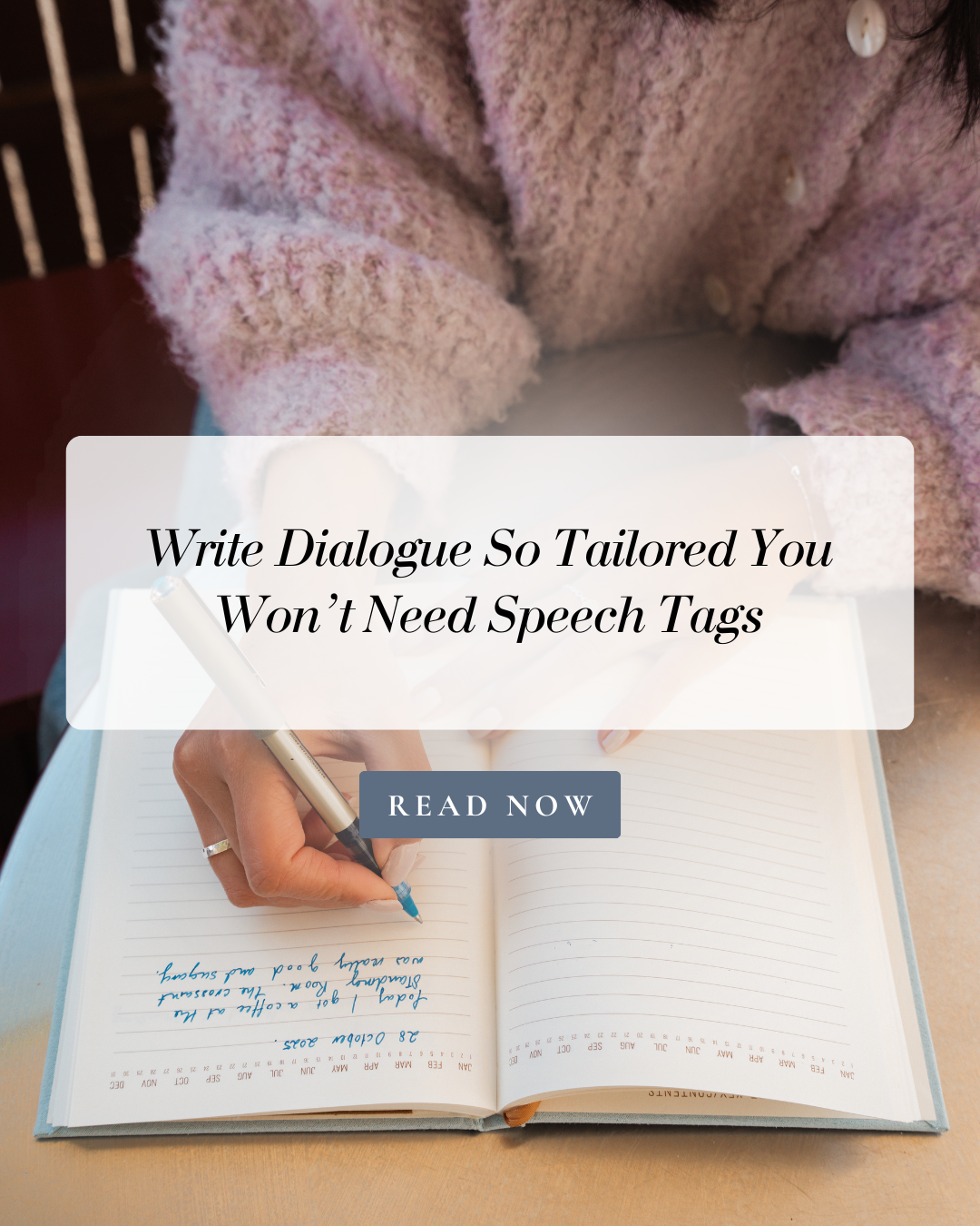 How to write dialogue tailored to your characters